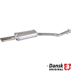 PartzBiz CE 1620615400 - Exhaust rear, with one oval tail pipe