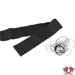 PartzBiz CE 8989804600 - Cover for steering wheel leather black