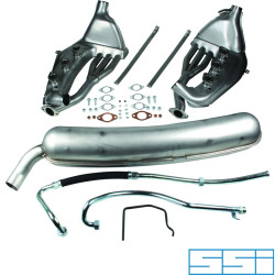 PartzBiz CE 1620000810 - Exhaust conversion set, free-flow PartzBiz CE 1620000810 - Exhaust conversion set, free-flow