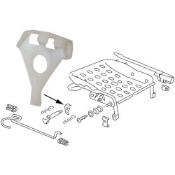 PartzBiz CE 8189802606 - Guide piece for seat rail, front