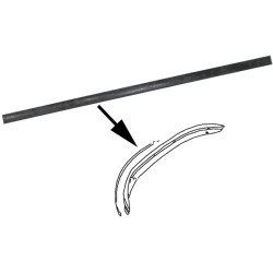 PartzBiz CE 8184300202 - Moulding for bumper, front, rubber