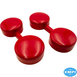 PartzBiz CE 8115152418 - Velocity stack covers, red vinyl