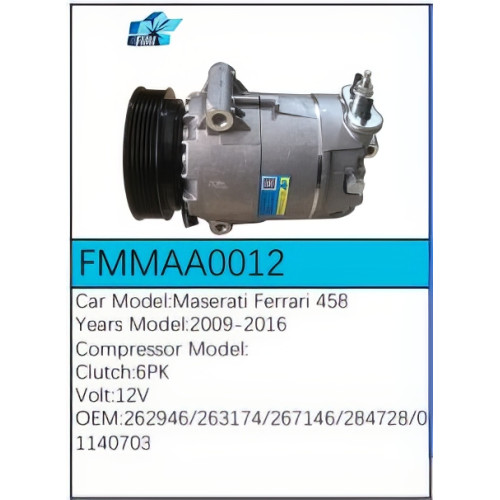 PartzBiz CE: FMMAA0012-Compressor for  Ferrari - FMMAA0012