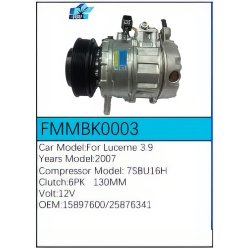 PartzBiz CE: FMMBK0003-Compressor for  Buick - FMMBK0003