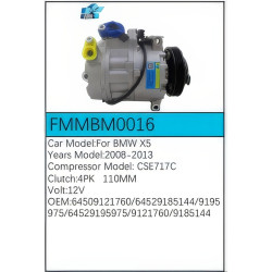 PartzBiz CE FMMBM0016 - Compressor for  BMW - FMMBM0016