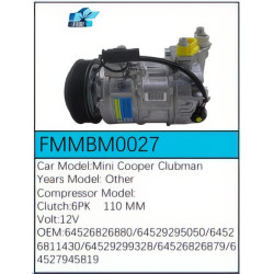 PartzBiz CE FMMBM0027 - Compressor for  BMW - FMMBM0027