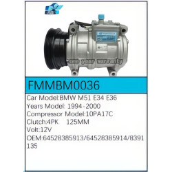 PartzBiz CE FMMBM0036 - Compressor for  BMW - FMMBM0036