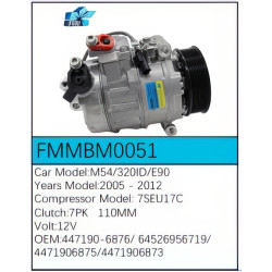 PartzBiz CE FMMBM0051 - Compressor for  BMW - FMMBM0051