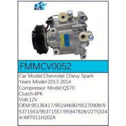 PartzBiz CE FMMCV0052 - Compressor for  Chevrolet - FMMCV0052