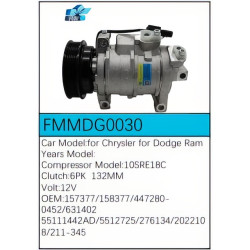 PartzBiz CE FMMDG0030 - Compressor for  Dodge - FMMDG0030