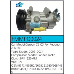 PartzBiz CE FMMPG0024 - Compressor for  Citroën - FMMPG0024