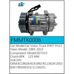 PartzBiz CE FMMTK0006 - Compressor for  Volvo - FMMTK0006