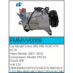 PartzBiz CE FMMVV0009 - Compressor for  Volvo - FMMVV0009