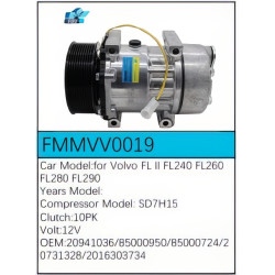 PartzBiz CE FMMVV0019 - Compressor for  Volvo - FMMVV0019