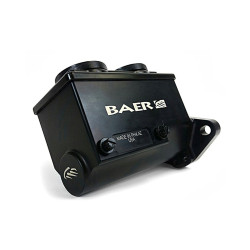 PartzBiz CM 6801274LP - ReMaster 2-Bolt GM/Ford Master Cyl Assembly, Black, 1-1/8in bore, Left port.