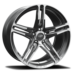 PartzBiz CM CS14-295430-CP - Carroll Shelby Wheels CS14 - 20 x 9.5 - 5 x 114.3 - 40mm Offset - Chrome Powder
