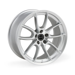 PartzBiz CM CS5-911550-CP - Carroll Shelby Wheels CS5 - 19 x 11 in. - 5 x 114.3 - 50mm Offset - Chrome Powder