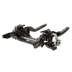 PartzBiz CM 032004DS - Detroit Speed Powdercoated Hydroformed Subframe - Base Shocks - SBC/LS