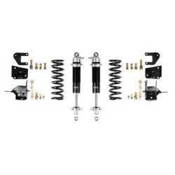 PartzBiz CM 042404-SDS - Detroit Speed Rear Coilover Conversion Kit - Single Adjustable Shocks - Stock Axle