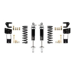 PartzBiz CM 042413-SDS - Detroit Speed Rear Coilover Conversion Kit - Single Adjustable Shocks - Moser Axle