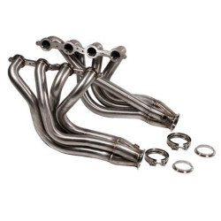PartzBiz CM 061001DS - Detroit Speed Stainless Steel Headers - LS Engine
