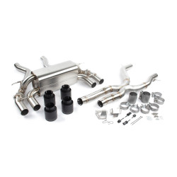 PartzBiz CM D660-0082-BLK - 
Dinan Free Flow Axle-Back Exhaust & X-Pipe - 2019-2021 BMW M2C


