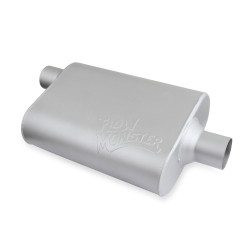 PartzBiz CM 42441-FM - FLOWMONSTER 2-CHAMBER MUFFLER ALUMINIZED