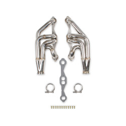PartzBiz CM 11570FLT - Flowtech Small Block Chevy Turbo Headers - Polished Finish PartzBiz CM 11570FLT - Flowtech Small Block Chevy Turbo Headers - Polished Finish