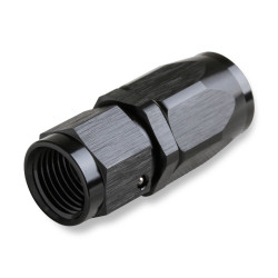 PartzBiz CM 220110-BL - Mr. Gasket -10 AN Straight Swivel Hose End - Black