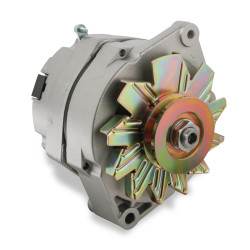PartzBiz CM 51203NG - Mr. Gasket 1-Wire Alternator - 140 Amp - Natural Finish