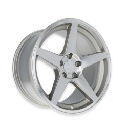 PartzBiz CM TTR29-8116580-B - Rocket Racing Wheels - Flare - Titanium/Machined
