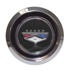PartzBiz CM C9OZ-1130-BLACK - Scott Drake 1969-73 ฝาครอบดุมล้อ Ford Magnum สีดำ