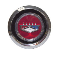 PartzBiz CM C9OZ-1130-RED - Scott Drake 1969-73 ฝาครอบดุมล้อ Ford Magnum สีแดง