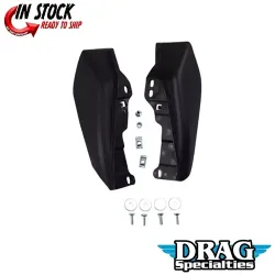 PartzBiz HD 0504-0322 - Drag Specialties Frame Mounted Heat Deflectors OE 58002-09A Harley 09-16 Touring