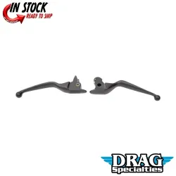 PartzBiz HD 0610-0791 - Black Wide Blade Hand Levers Brake Clutch Harley Touring Bagger Dresser 14-2016