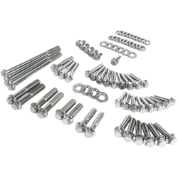 PartzBiz HD 3059 - Feuling Dress Up Primary Transmission Fastener Kit Bolts Harley 07-17 Softail