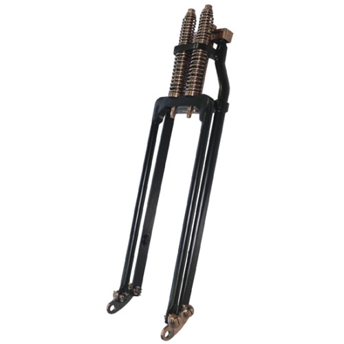PartzBiz HD: 3441713-2” Over 24” Black Copper Brass Springer Front End Harley Bobber Chopper Softail