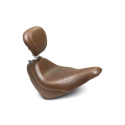 PartzBiz HD 83028 - Mustang Brown Wide Tripper Driver Seat Backrest Harley Softail Street Bob 18+ M8