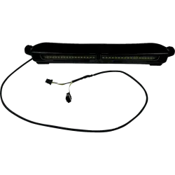 PartzBiz HD CD-RG-WT-AW2-B - Custom Dynamics Black Windshield LED Trim Turn Signals Harley Road Glide 15-Up 