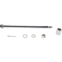 PartzBiz HD DS-223051 - 3/4 Inch Chrome Rear Axle Spacer Kit 12 5/8” Long - 1980-1999 Harley Touring