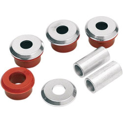 PartzBiz HD DS06040002 - Alloy Art Heavy Duty Polyurethane Riser Bushings for Harley FLH/T 84-15 | HD-2