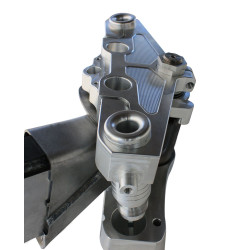 PartzBiz HD ST30/13 - American Suspension 30" Short Neck 10 Degree Triple Tree Kit Harley 09-13