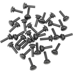 PartzBiz HD AN06-846 - Arlen Ness 06-846 Deep Cut/10-Gauge Driver Floorboard Replacement Rubbers 34 pcs 1621-0262 16210262 davidson twin cam evo sportster electra road street glide king dyna fat bob boy slim low best for