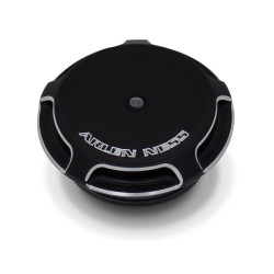 PartzBiz HD AN70-100 - Arlen Ness Black Beveled Vented Gas Cap For Harley-Davidson 1982-1996 | 70-100