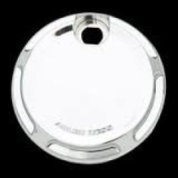 PartzBiz HD AN70-111 - Arlen Ness Chrome Beveled Non-Vented Gas Cap For Harley-Davidson 1982-1996 | 70-111