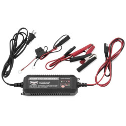 PartzBiz HD TR150909 - BikeMaster Intelligent Battery Charger and Maintainer Floater 6v & 12v 2 or 4-Amp TE4-0225