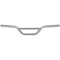 PartzBiz HD DS06014644 - Biltwell 6016-1055 Chrome Moto 4-1/4" Rise 1" Handlebar for TBW Harley Sportster XL Custom Dirt Track Vintage Motorcycle 0601-4644 06014644