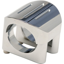 PartzBiz HD DSDS373871 - Dakota Digital BKT-5001 Chrome Speedometer Gauge Clamp 1" T-Bar Riser Mount | BKT-5001