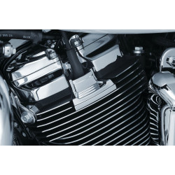 PartzBiz HD KA7185 - Kuryakyn Chrome Precision Spark Plug Covers for Harley Milwaukee M8 2017 (PR) 7185