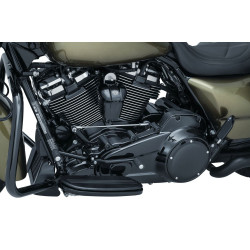 PartzBiz HD KA6444 - Kuryakyn Gloss Black Precision Spark Plug Covers for Harley Milwaukee M8 2017 (PR) 6444